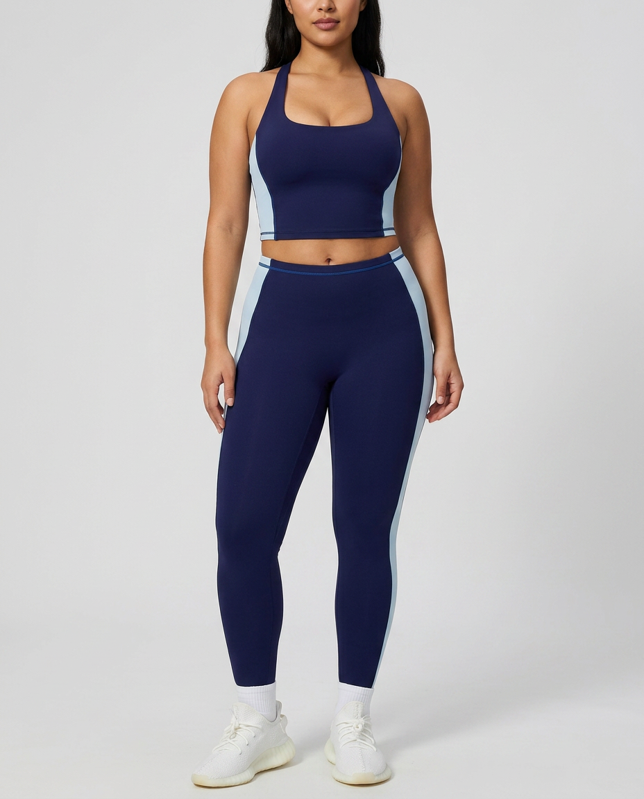 navy legging, voorkant