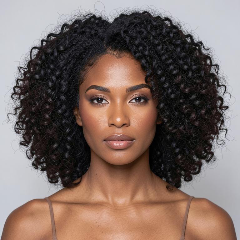 Krullend afrohaar